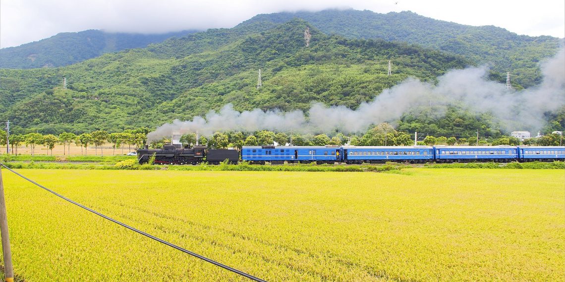 【台東 Taitung】行駛台東稻田間的蒸氣老火車 台鐵仲夏寶島號 捕捉感動的一刻